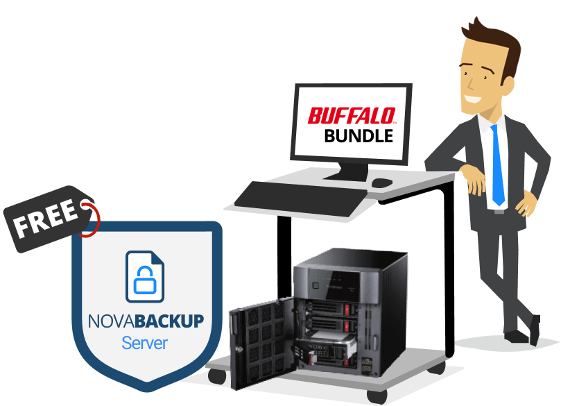 Powerful BDR Solution NovaBACKUP and Buffalo Partnership